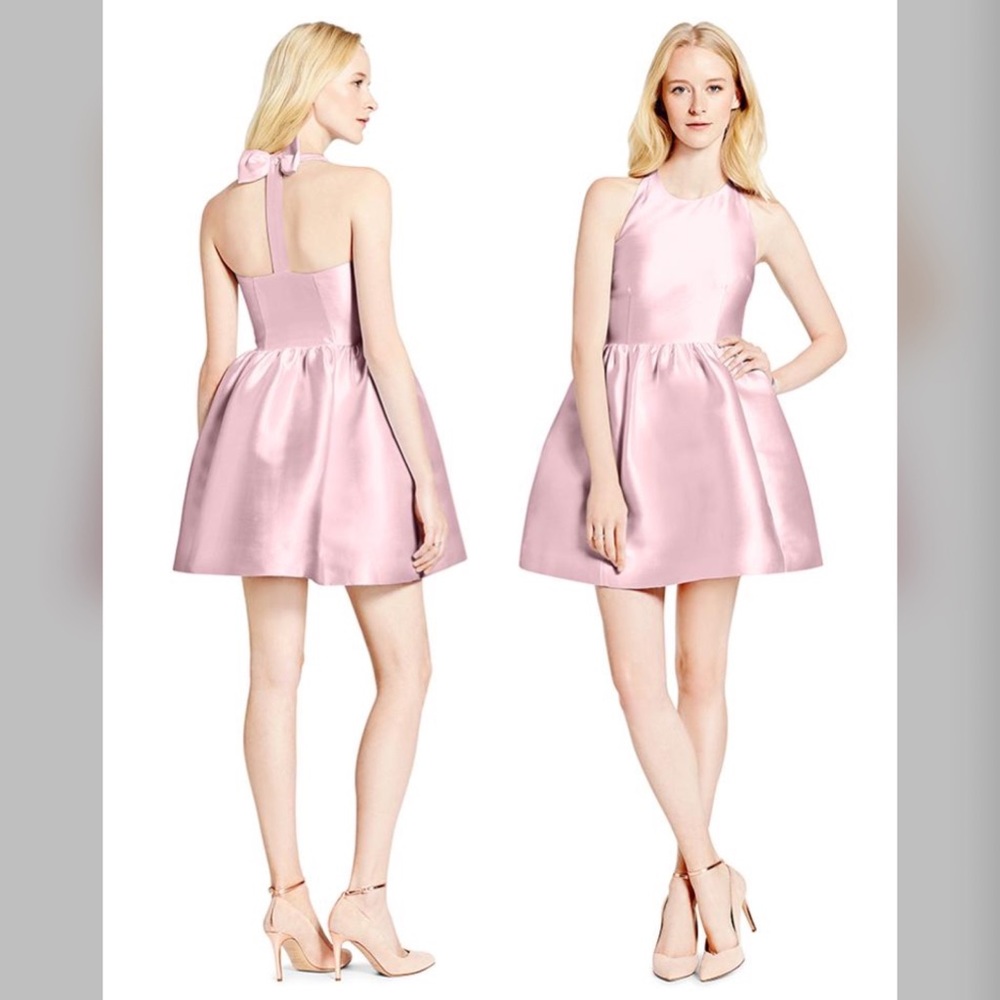 Kate Spade Blush Bow Back Fit and Flare Dress